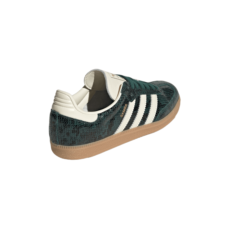 adidas Samba OG Green Snakeskin Angle 5