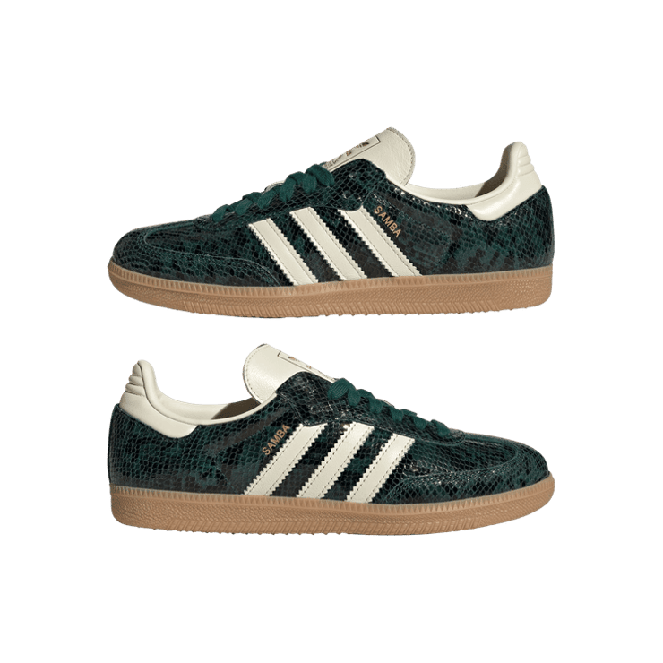 adidas Samba OG Green Snakeskin Angle 8