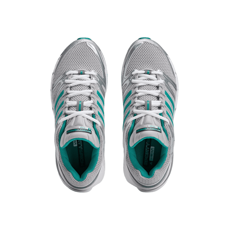 adidas Adistar Control 5 Sporty & Rich Metallic Silver Green Angle 1