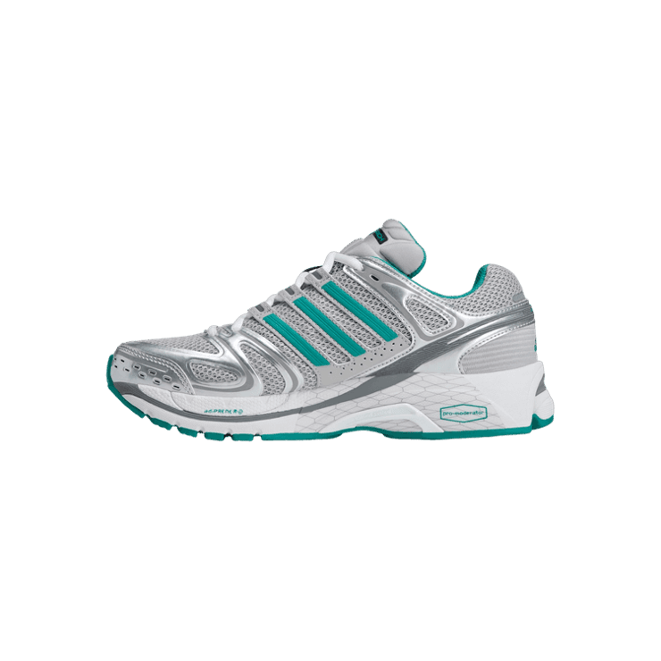 adidas Adistar Control 5 Sporty & Rich Metallic Silver Green Angle 3