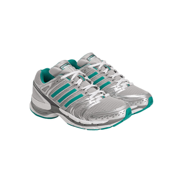 adidas Adistar Control 5 Sporty & Rich Metallic Silver Green Angle 4