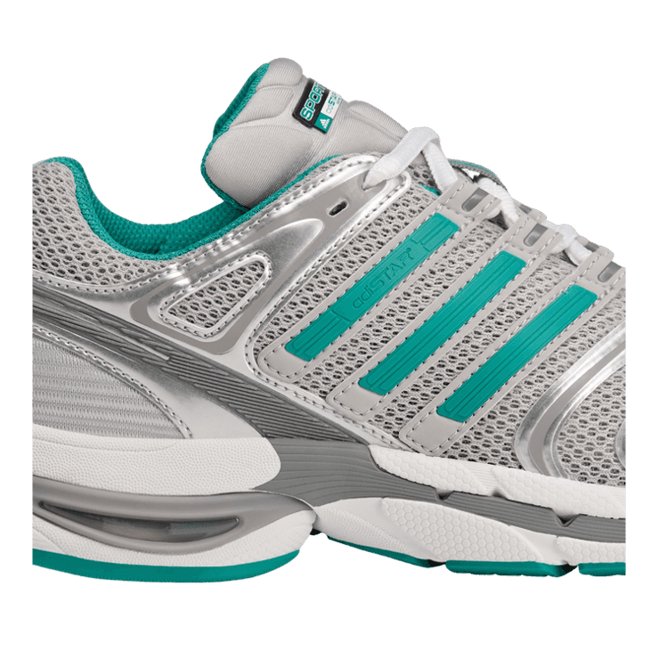 adidas Adistar Control 5 Sporty & Rich Metallic Silver Green Angle 6