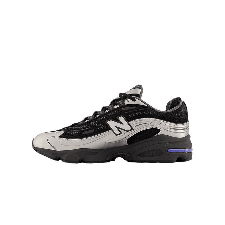 New Balance 1000 Black Silver Angle 0