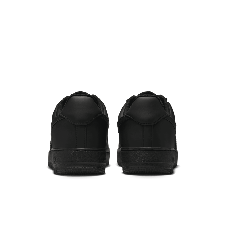 Nike Air Force 1 Low Retro Premium Triple Black Angle 1