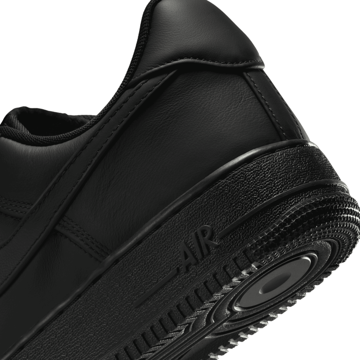 Nike Air Force 1 Low Retro Premium Triple Black Angle 18