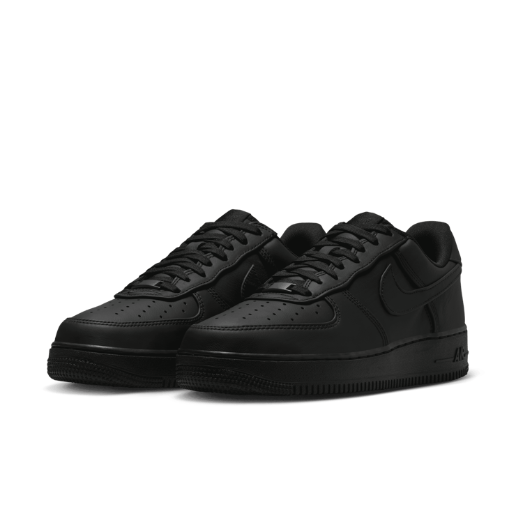 Nike Air Force 1 Low Retro Premium Triple Black Angle 12