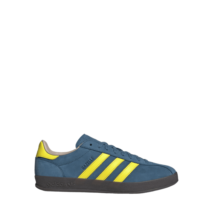 adidas Gazelle Indoor Pro Shocking Yellow Charcoal Angle 0