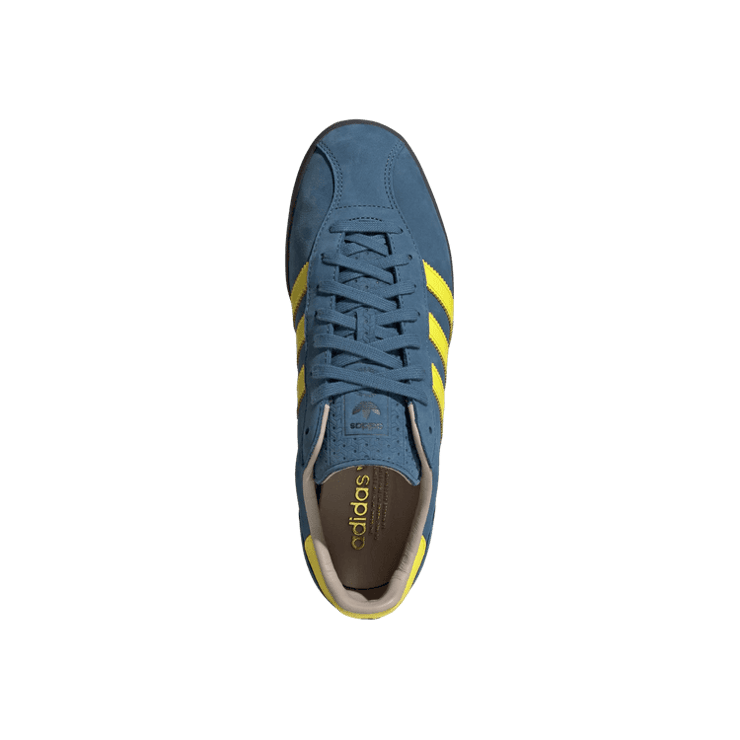 adidas Gazelle Indoor Pro Shocking Yellow Charcoal Angle 1