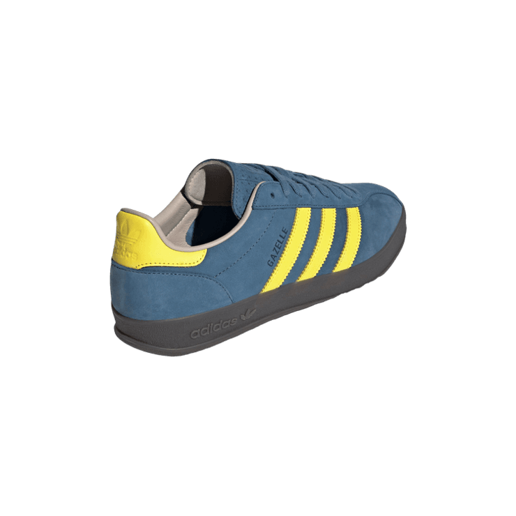 adidas Gazelle Indoor Pro Shocking Yellow Charcoal Angle 5