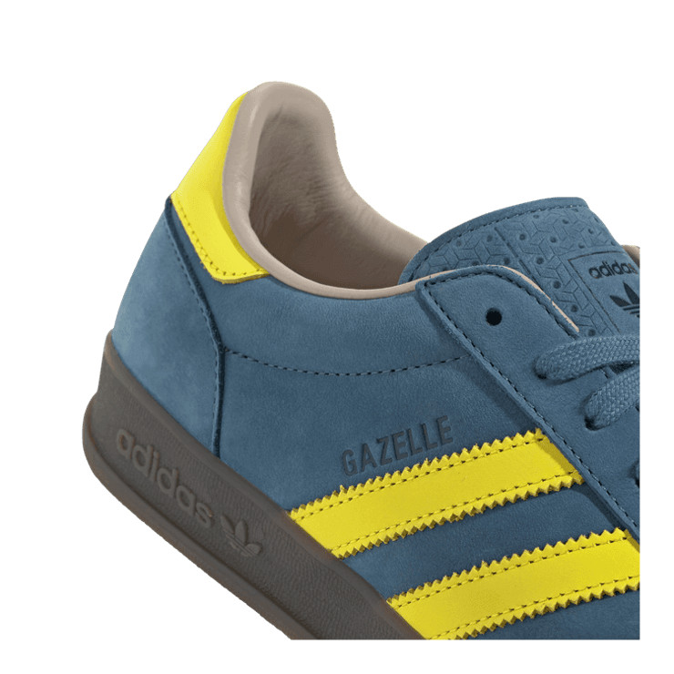 adidas Gazelle Indoor Pro Shocking Yellow Charcoal Angle 7