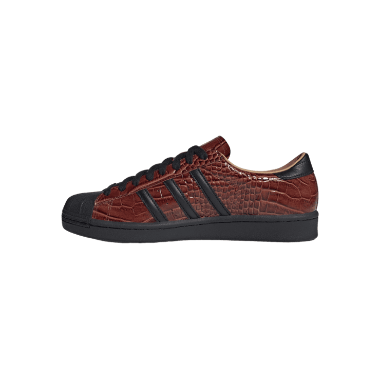 adidas Superstar Vintage Croc Fox Brown Angle 3