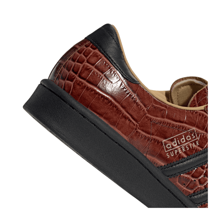 adidas Superstar Vintage Croc Fox Brown Angle 6