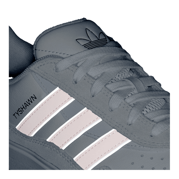 adidas Tyshawn II White Powder Coral Angle 10