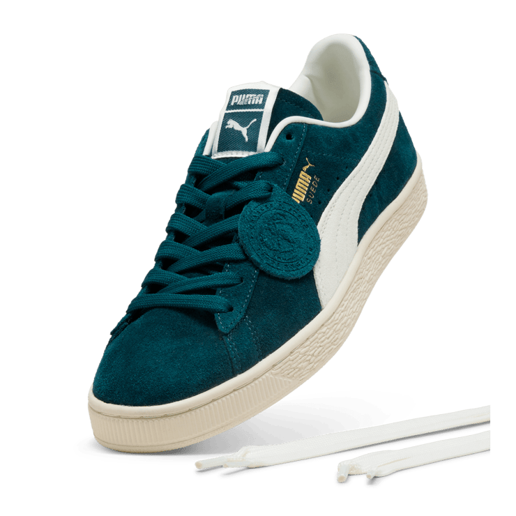 Puma Suede Charles F. Stead Persian Blue White Angle 3