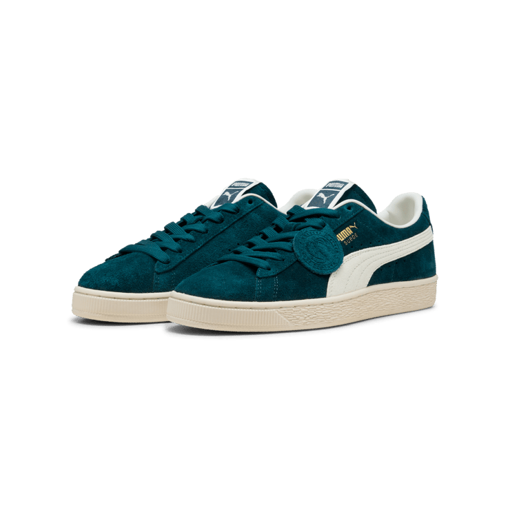 Puma Suede Charles F. Stead Persian Blue White Angle 5