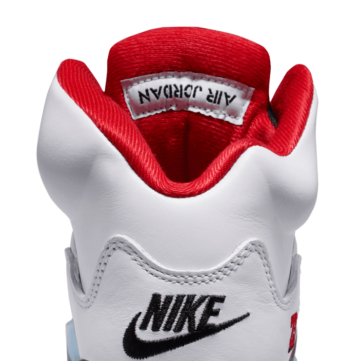 Air Jordan 5 Retro Fire Red Black Tongue (GS) Angle 7