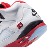 Air Jordan 5 Retro Fire Red Black Tongue (GS) Angle 5