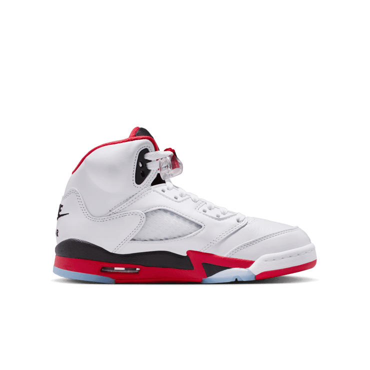 Air Jordan 5 Retro Fire Red Black Tongue (GS) Angle 0