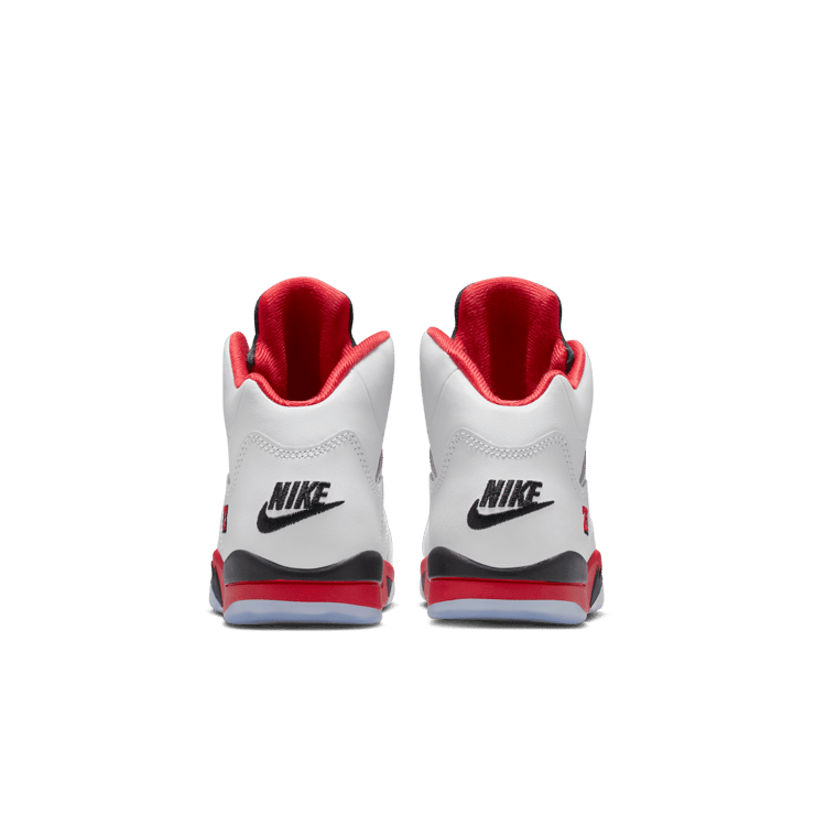 Air Jordan 5 Retro Fire Red Black Tongue (PS) Angle 3