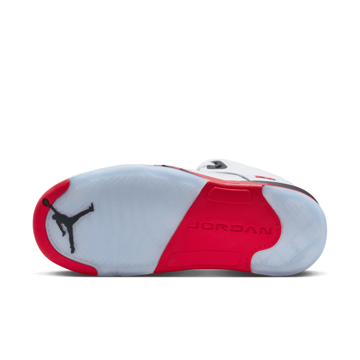 Air Jordan 5 Retro Fire Red Black Tongue (PS) Angle 1