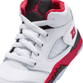 Air Jordan 5 Retro Fire Red Black Tongue (TD) Angle 20
