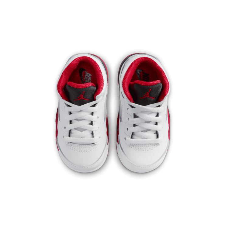 Air Jordan 5 Retro Fire Red Black Tongue (TD) Angle 12
