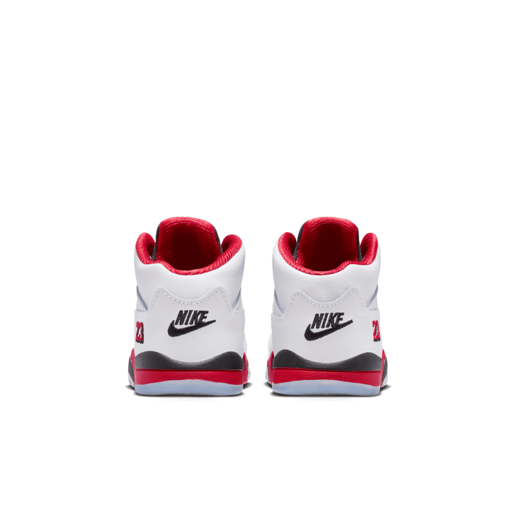 Air Jordan 5 Retro Fire Red Black Tongue (TD) Angle 9