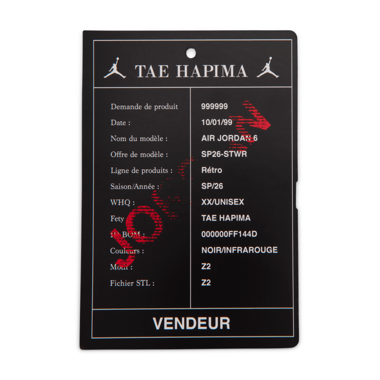 Air Jordan 6 Retro Reverse Infrared (GS) Angle 9