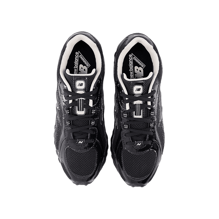 New Balance 204L Black Patent Angle 1