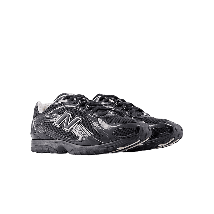 New Balance 204L Black Patent Angle 2