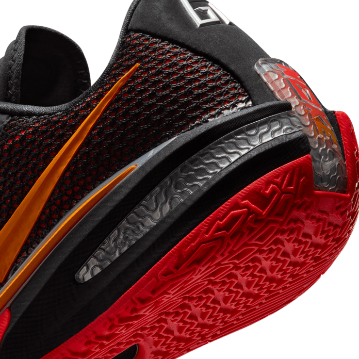 Nike Zoom GT Cut 1 Black Bright Crimson Angle 7