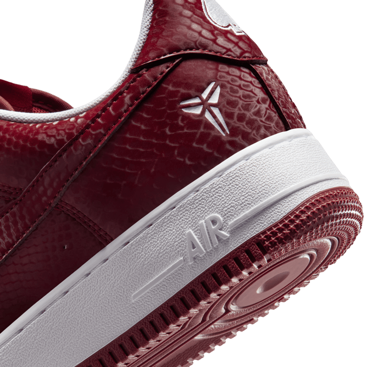 Nike Kobe Air Force 1 Low Lower Merion Pack Red Angle 7
