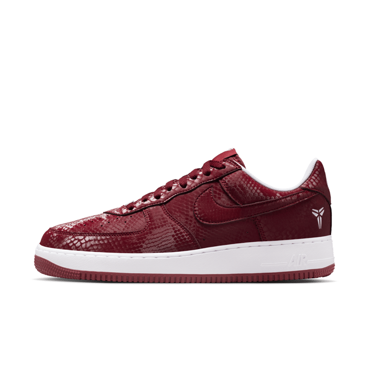 Nike Kobe Air Force 1 Low Lower Merion Pack Red Angle 0