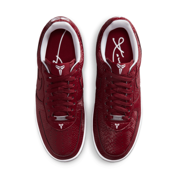 Nike Kobe Air Force 1 Low Lower Merion Pack Red Angle 3