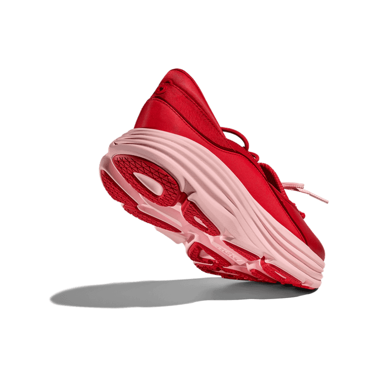 Hoka One One Bondi Mary Jane Cerise Rose Tea Angle 2