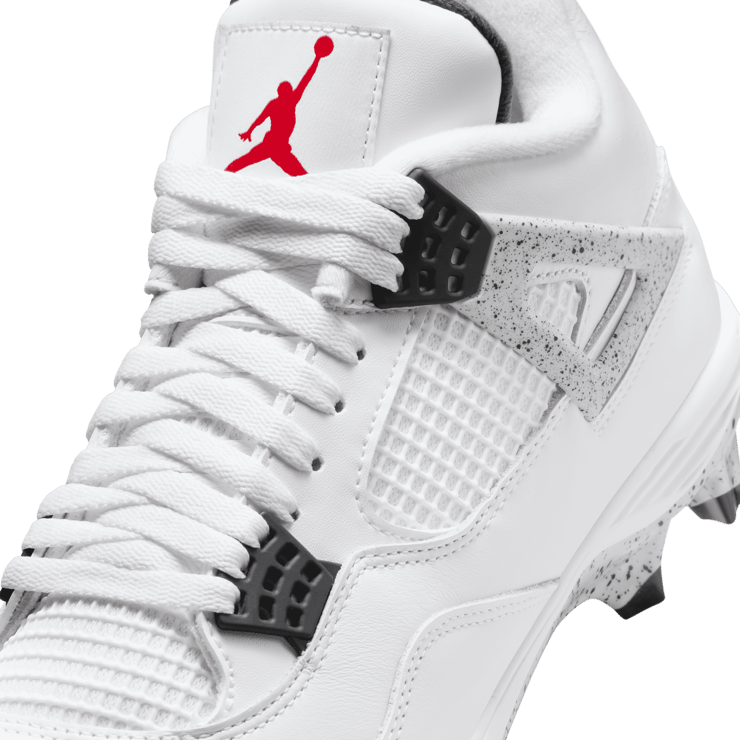 Air Jordan 4 Retro TD Cleat White Cement Angle 7