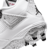 Air Jordan 4 Retro TD Cleat White Cement Angle 8