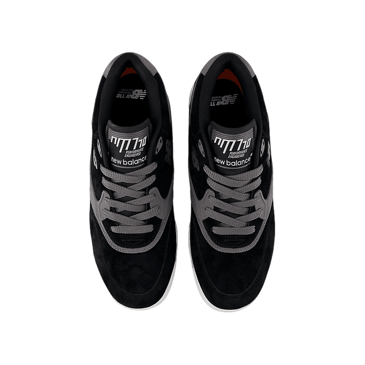 New Balance Numeric 770 Black Grey Angle 3