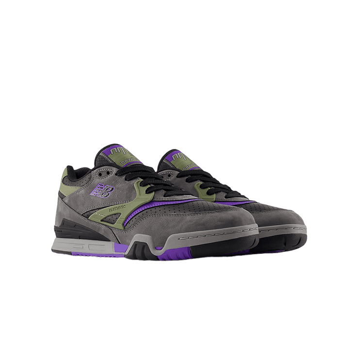 New Balance Numeric 770 Grey Black Purple Angle 2