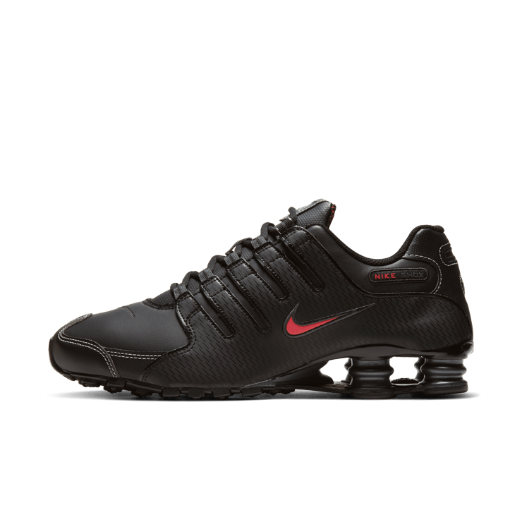 Nike Shox NZ Black Varsity Red Angle 0