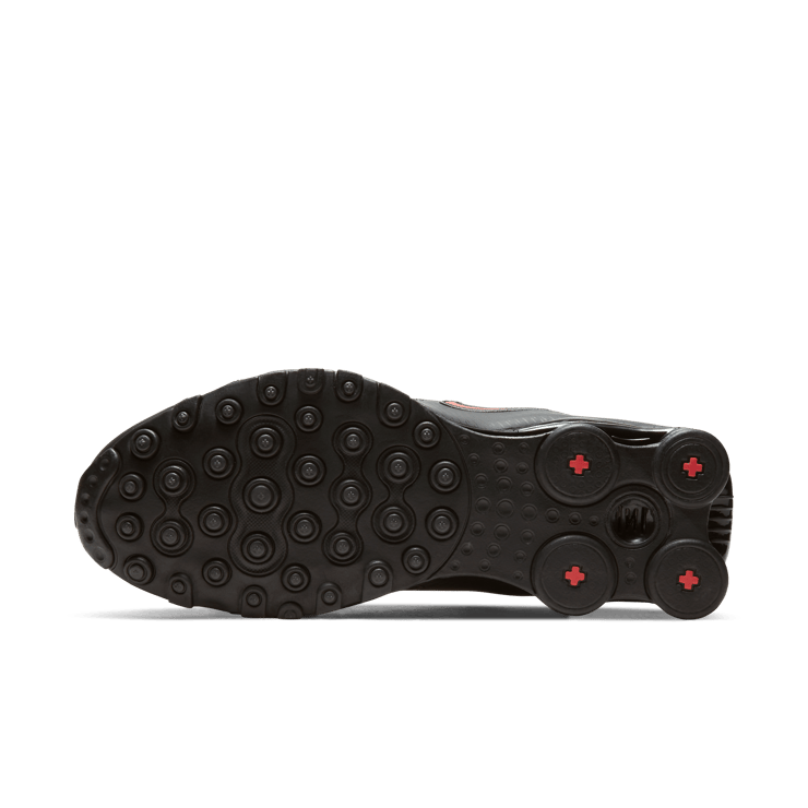 Nike Shox NZ Black Varsity Red Angle 4