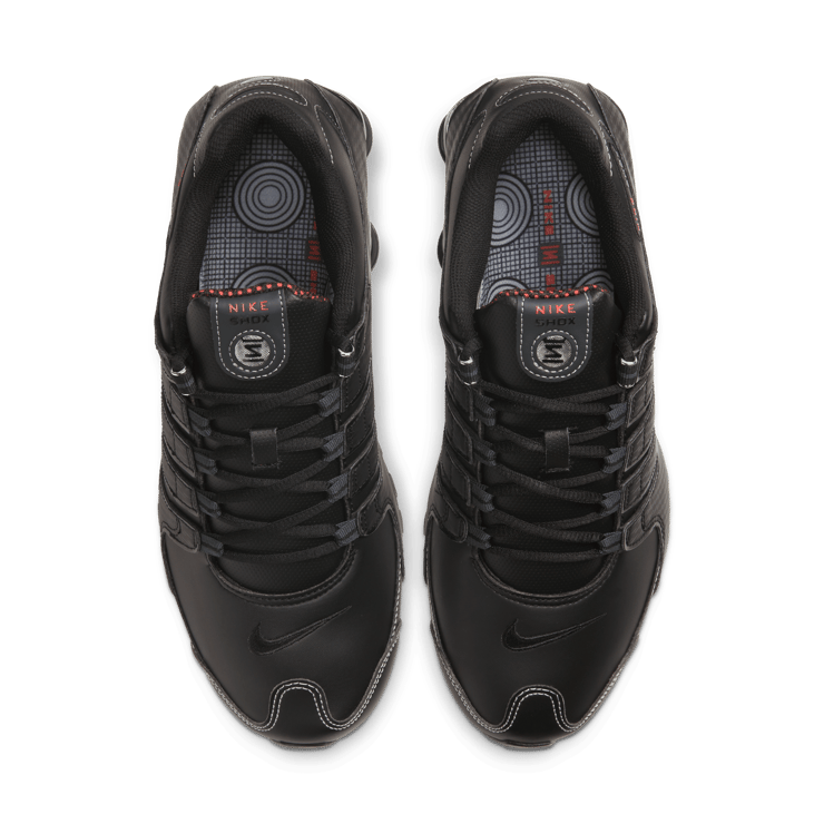 Nike Shox NZ Black Varsity Red Angle 5