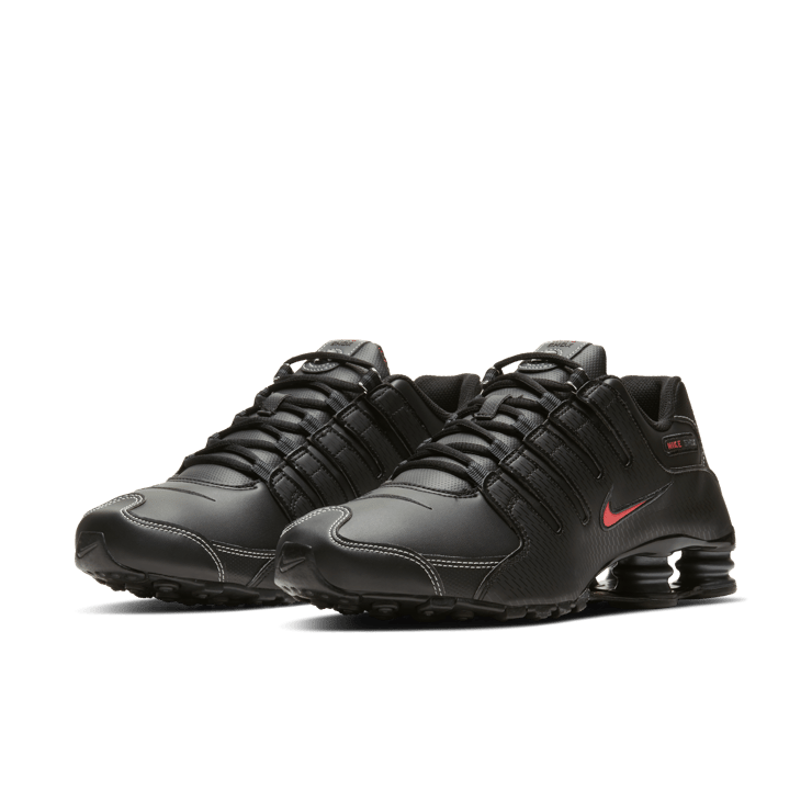 Nike Shox NZ Black Varsity Red Angle 3