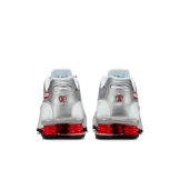 Nike Shox NZ White Sport Red Metallic Silver Angle 2
