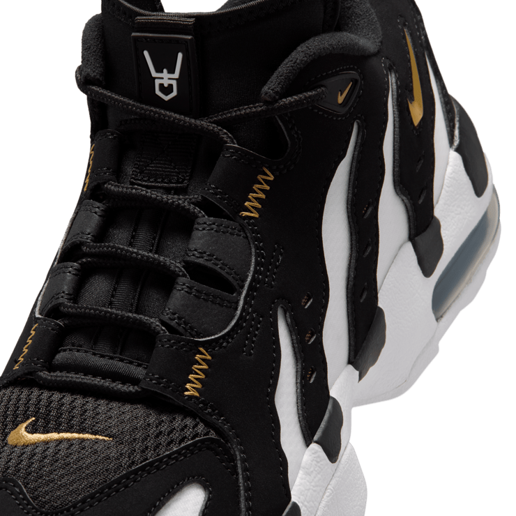 Nike Air DT Max '96 Low Black Metallic Gold Angle 6
