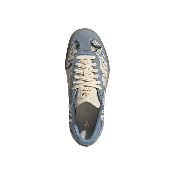 adidas Sambae Liberty London Floral Embroidery Blue Cream White (W) Angle 0