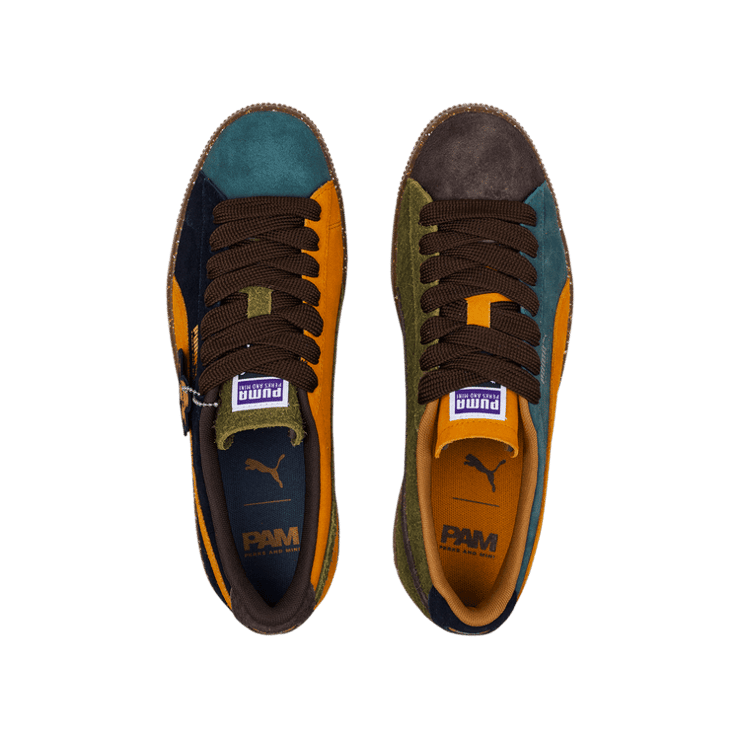 Puma Suede VTG Perks and Mini Green Angle 2