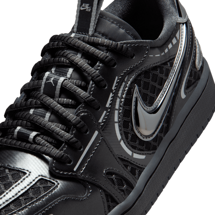 Air Jordan 1 Low MM v3 Black Metallic Silver (W) Angle 21