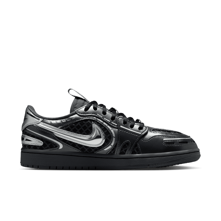 Air Jordan 1 Low MM v3 Black Metallic Silver (W) Angle 7