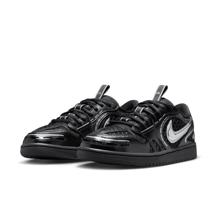 Air Jordan 1 Low MM v3 Black Metallic Silver (W) Angle 3